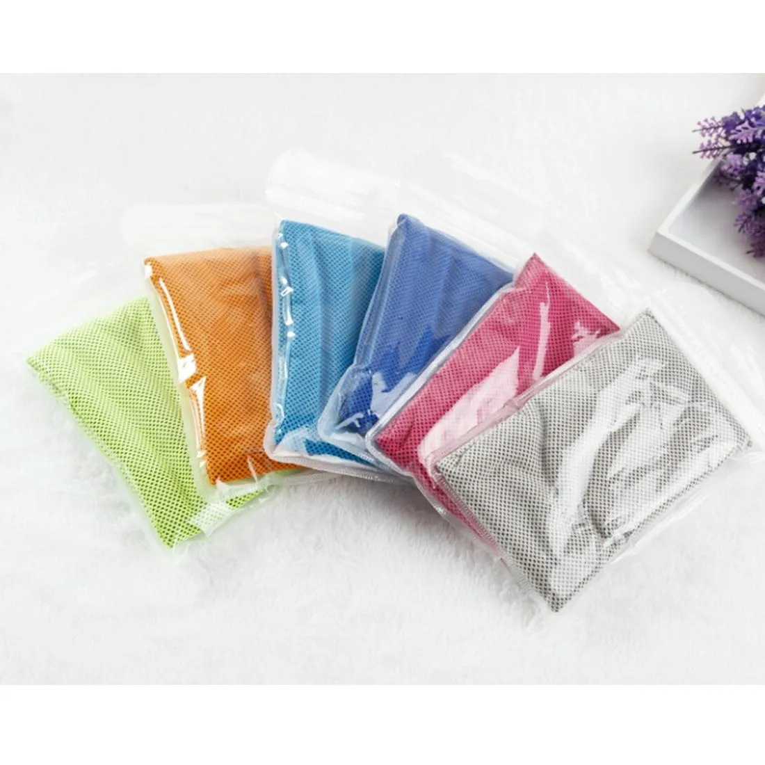 2-Pack Enduring Ice Towels | Microfiber Fabric 30x100CM | Ideal for Gym & Sports | Blue