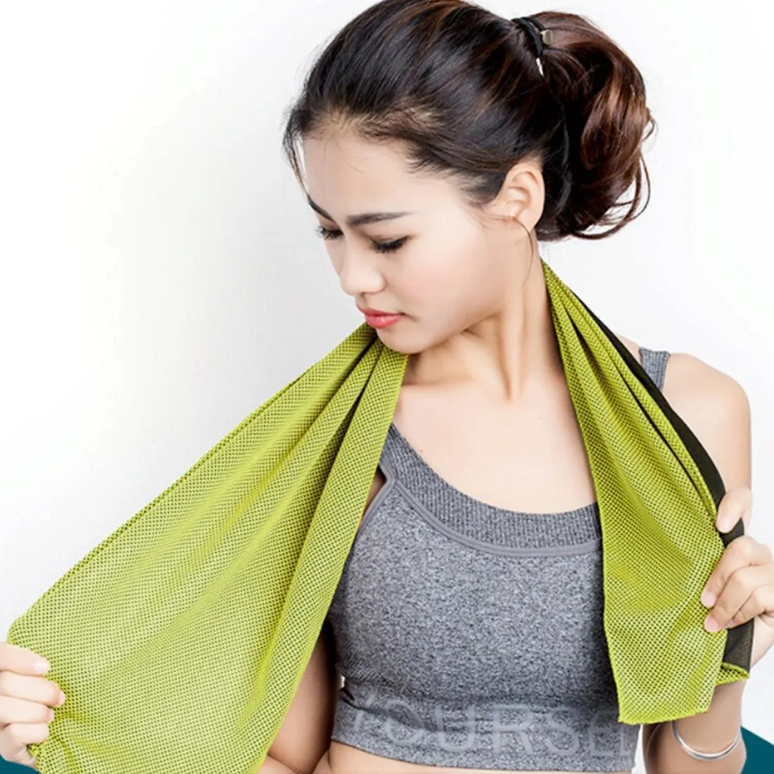 2-Pack Enduring Ice Towels | Microfiber Fabric 30x100CM | Ideal for Gym & Sports | Blue