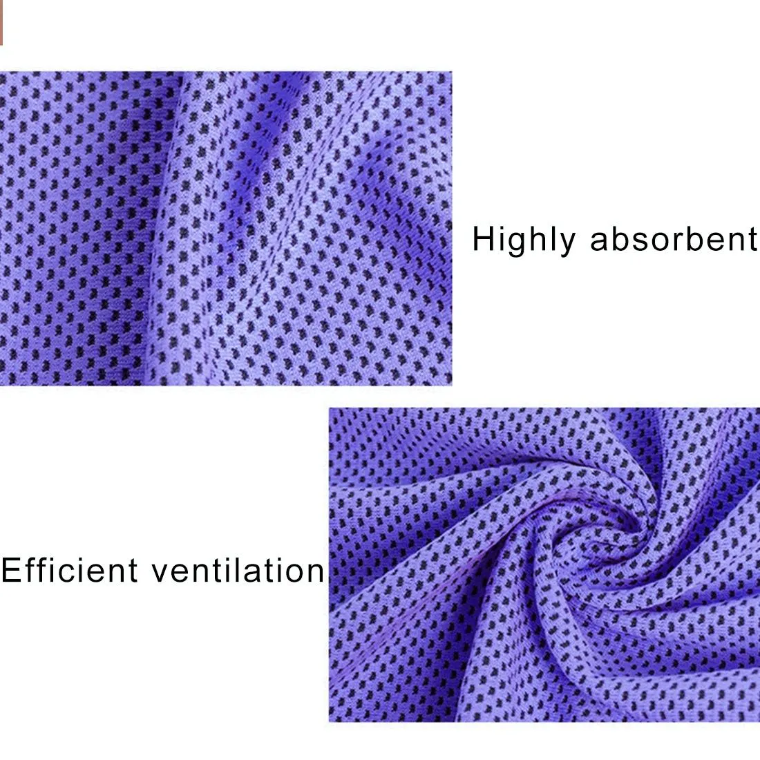 2-Pack Enduring Ice Towels | Microfiber Fabric 30x100CM | Ideal for Gym & Sports | Magenta