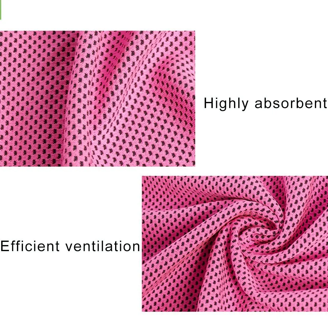 2-Pack Enduring Ice Towels | Microfiber Fabric 30x100CM | Ideal for Gym & Sports | Magenta