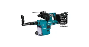 2020 Makita 18V X2 LXT® (36V) Brushless 1-1/8" AVT® Rotary Hammer, AFT®, AWS™ Capable (XRH10ZW)
