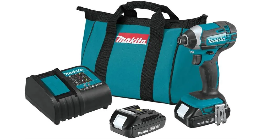 2021 Makita 18V LXT® Lithium-Ion Compact Cordless Impact Driver Kit (1.5Ah) (XDT11SY)