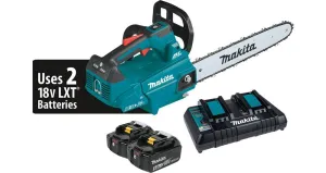 2021 Makita 36V (18V X2) LXT® Brushless 16" Top Handle Chain Saw Kit (5.0Ah) (XCU09PT)