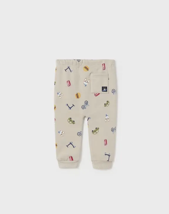 2538 Mayoral Toddler Boys Food & Favorite Things Jogger Pants - Clay