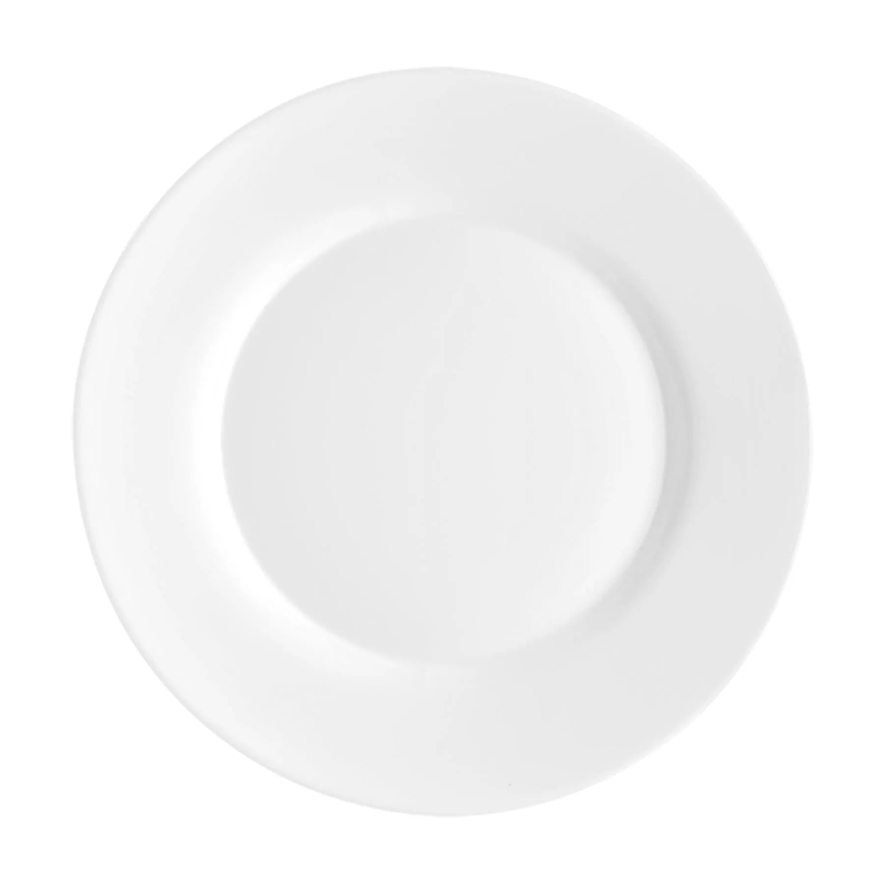 25cm Toledo White Glass Dinner Plates - Pack of Six - By Bormioli Rocco