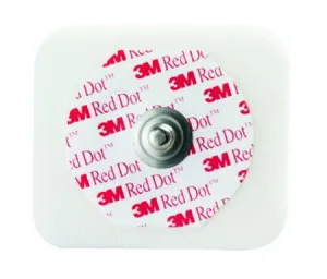 3M Red Dot EKG Snap Electrode Monitoring Radiolucent 50 per Bag