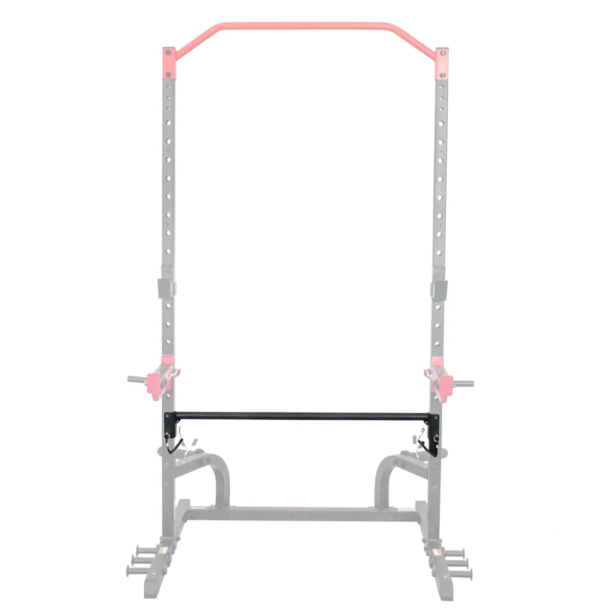 Adjustable Pull Up Bar Attachment for Power Racks and Cages