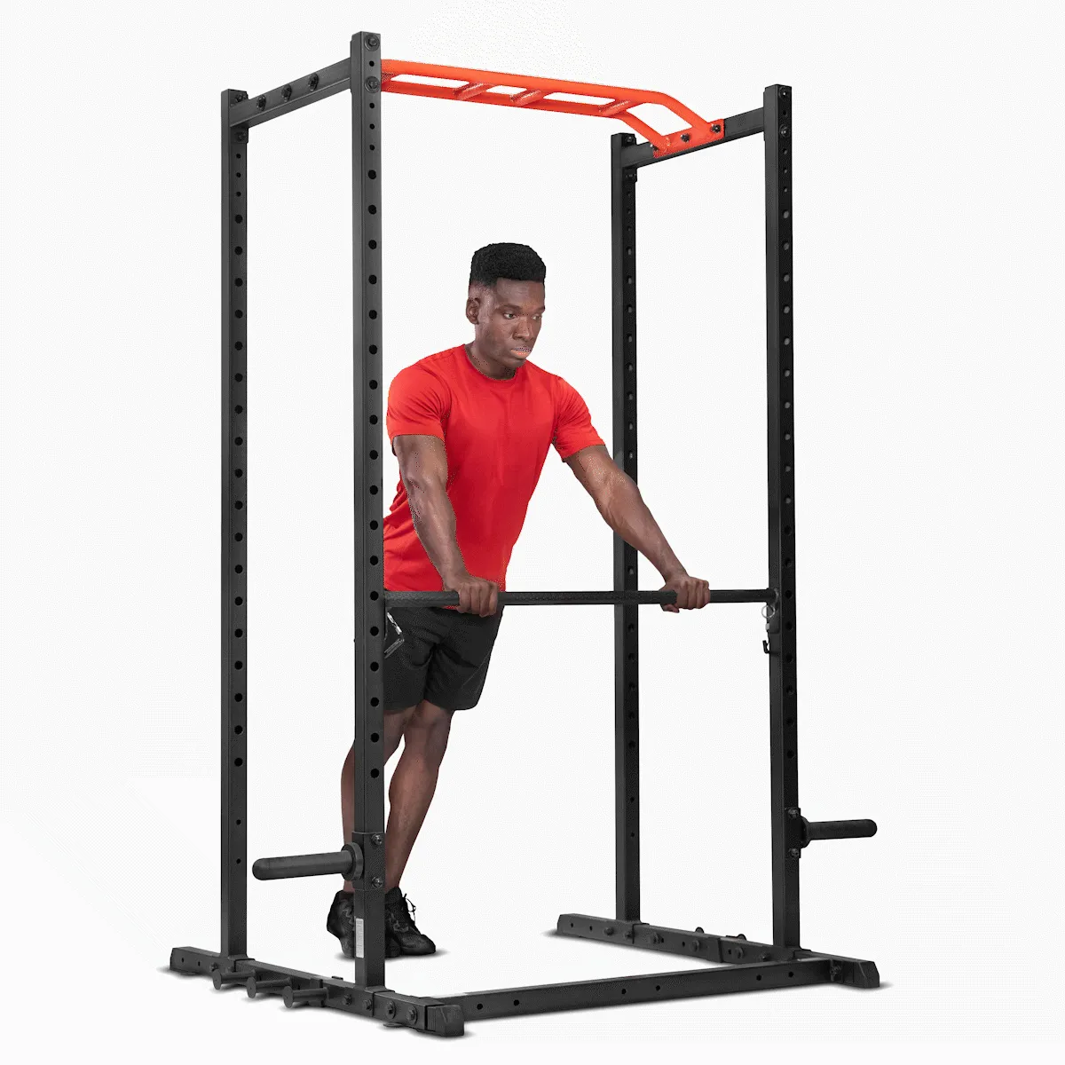 Adjustable Pull Up Bar Attachment for Power Racks and Cages
