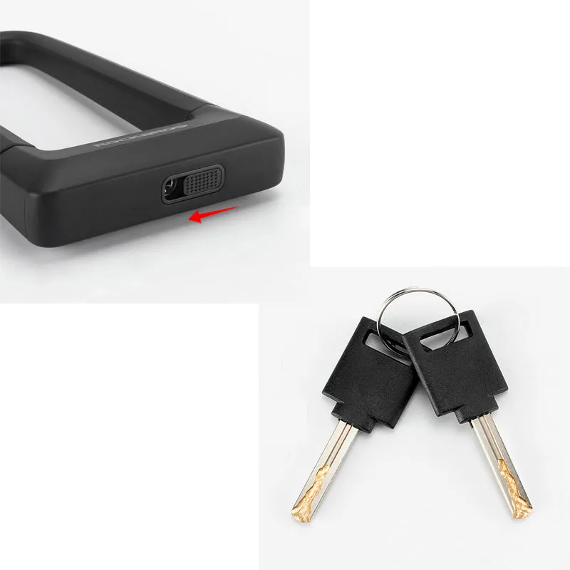 Anti-theft Portable U-Shaped Bicycle Lock
