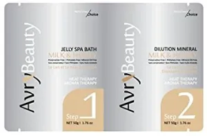 Avry Beauty Jelly Spa Bath, Milk & Honey, 1.76oz KK