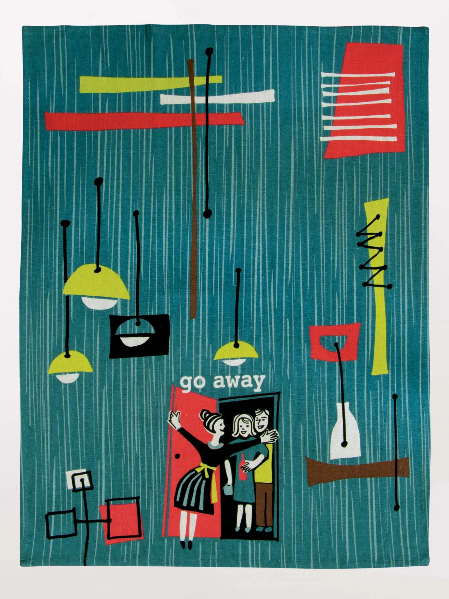 BlueQ Printed Dish Towel - Go Away