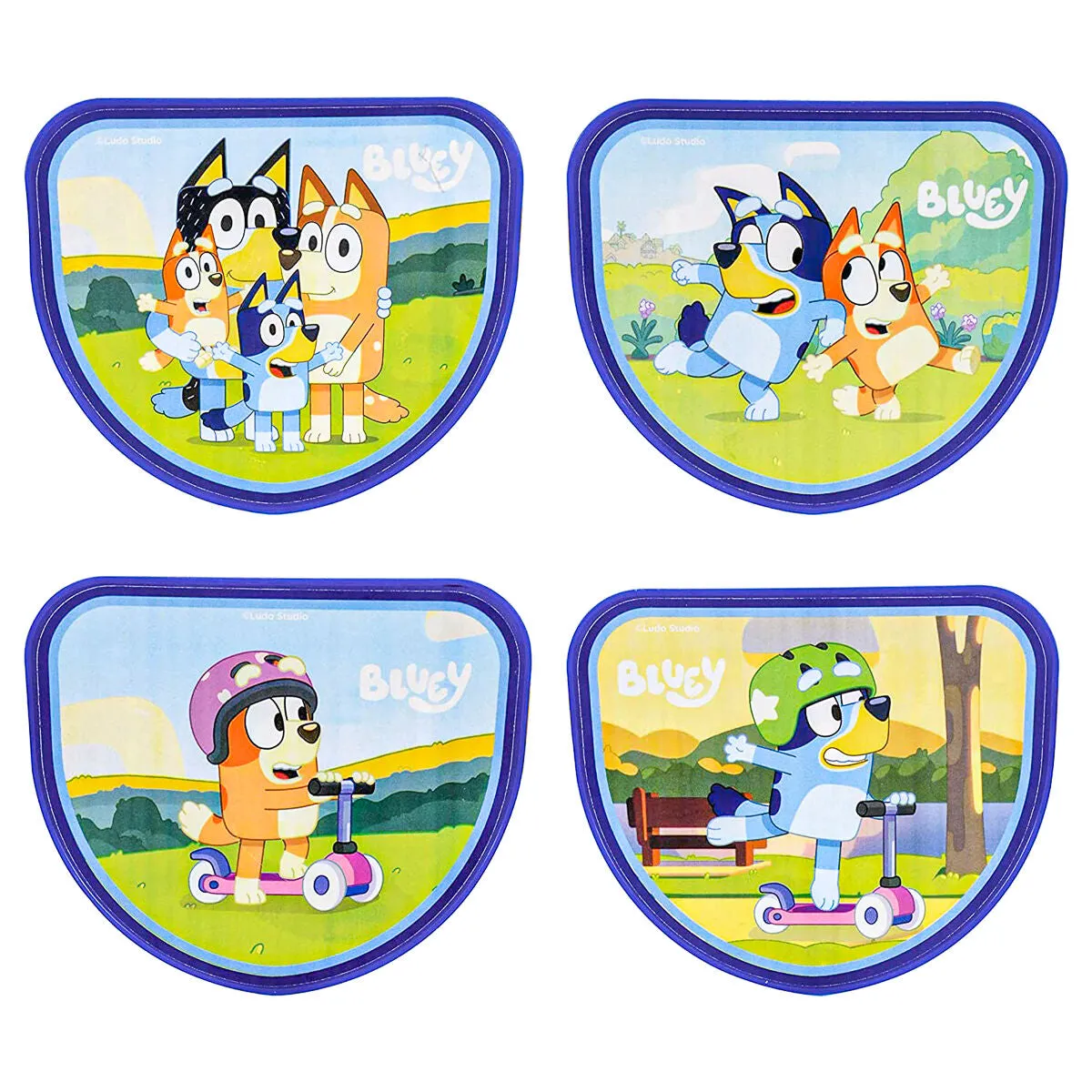 Bluey Switch It Tri Scooter with 4 Character Plaques