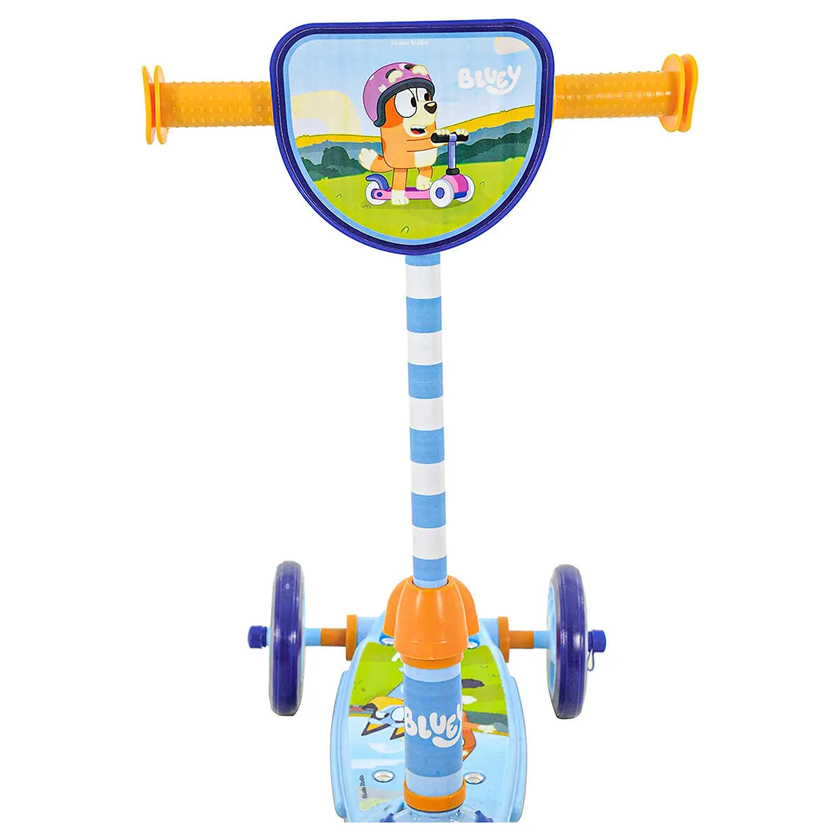 Bluey Switch It Tri Scooter with 4 Character Plaques