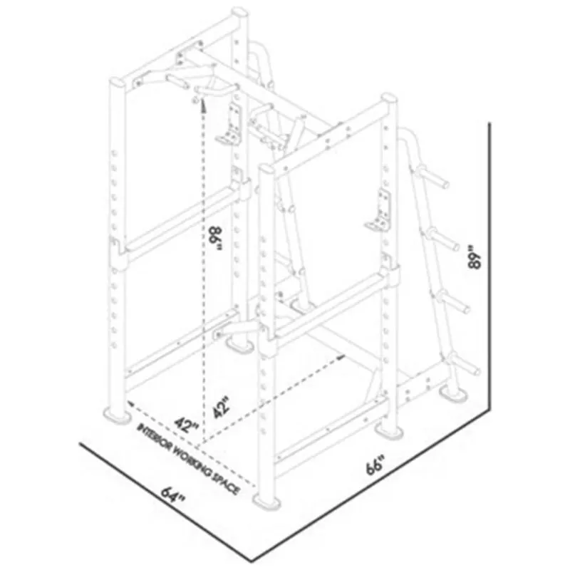 BodyKore Signature Power Squat Rack G256