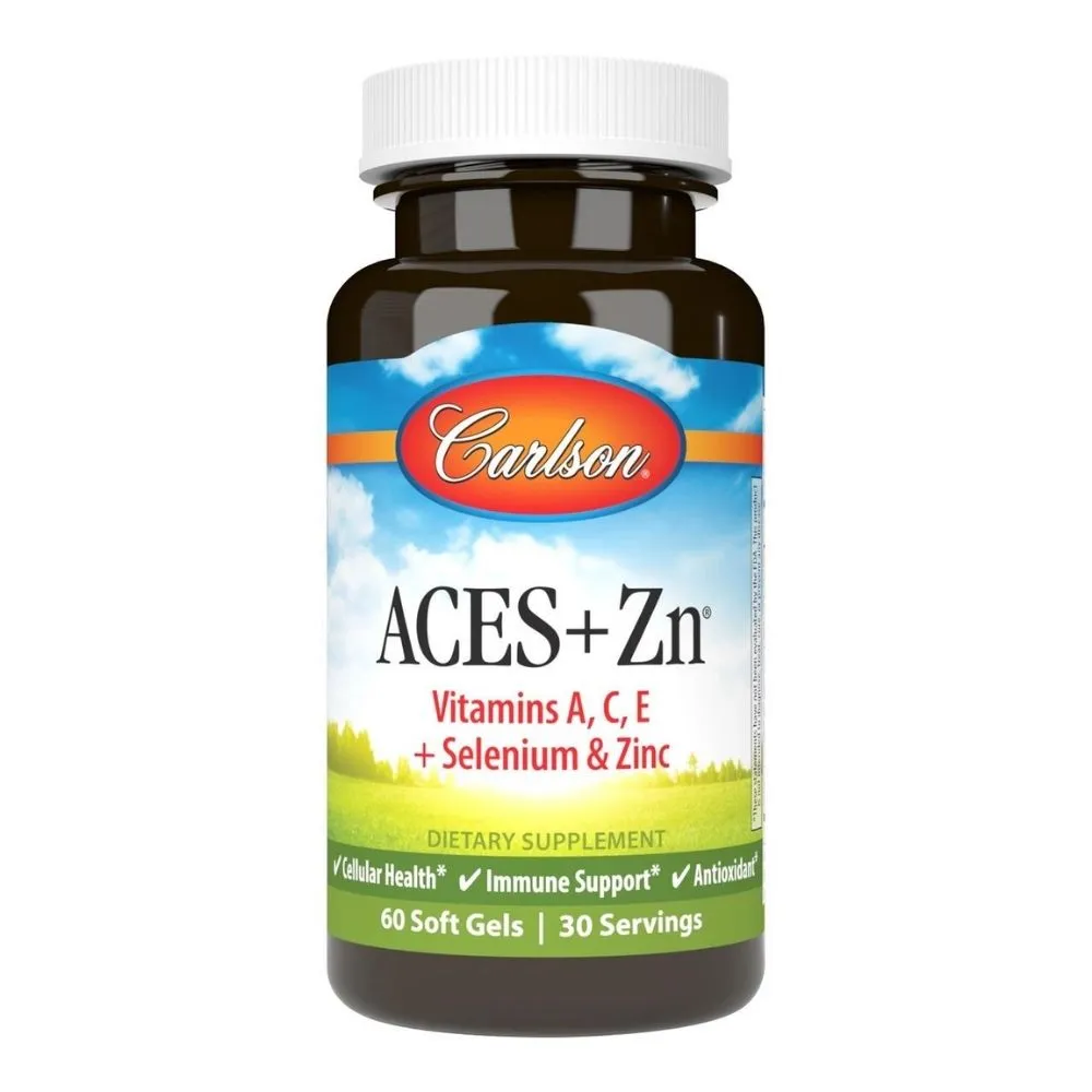 Carlson Aces   Zinc 60 Softgels