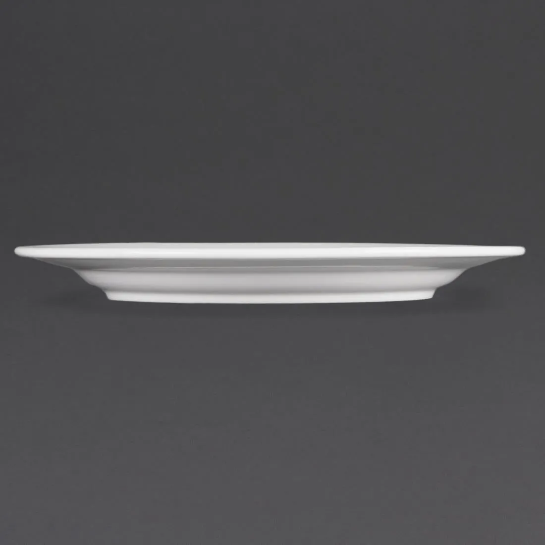 CB482 Olympia Whiteware Wide Rimmed Plates 280mm (Pack of 6)