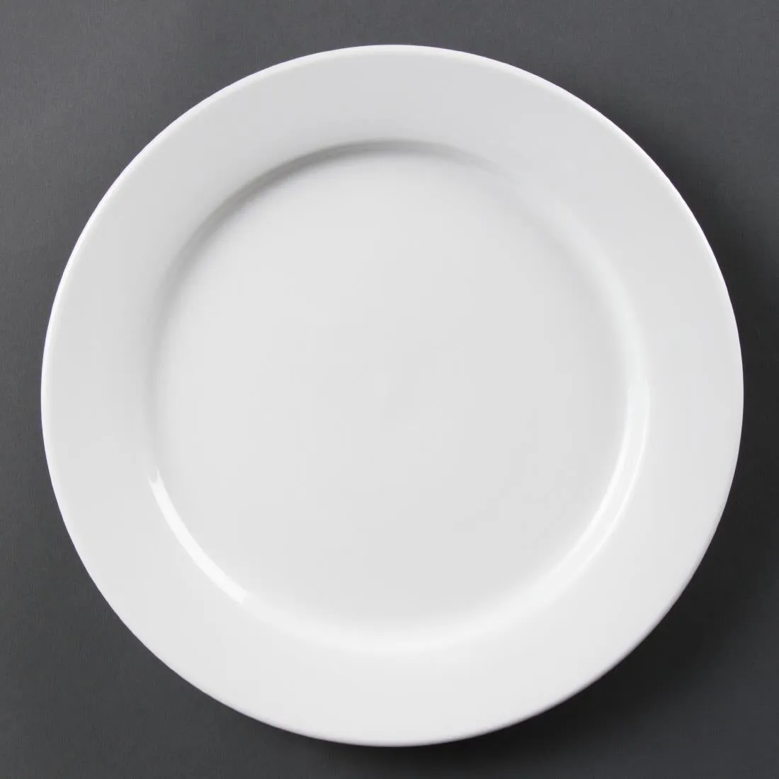 CB482 Olympia Whiteware Wide Rimmed Plates 280mm (Pack of 6)