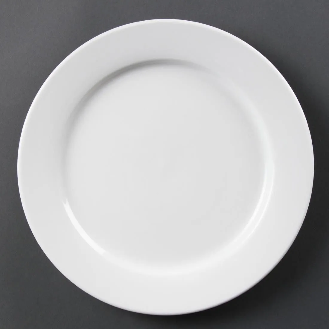 CB482 Olympia Whiteware Wide Rimmed Plates 280mm (Pack of 6)