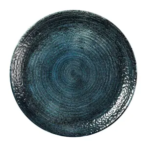 Churchill Homespun Chroma Blue Coupe Plate 288mm (Pack of 12) - DX083