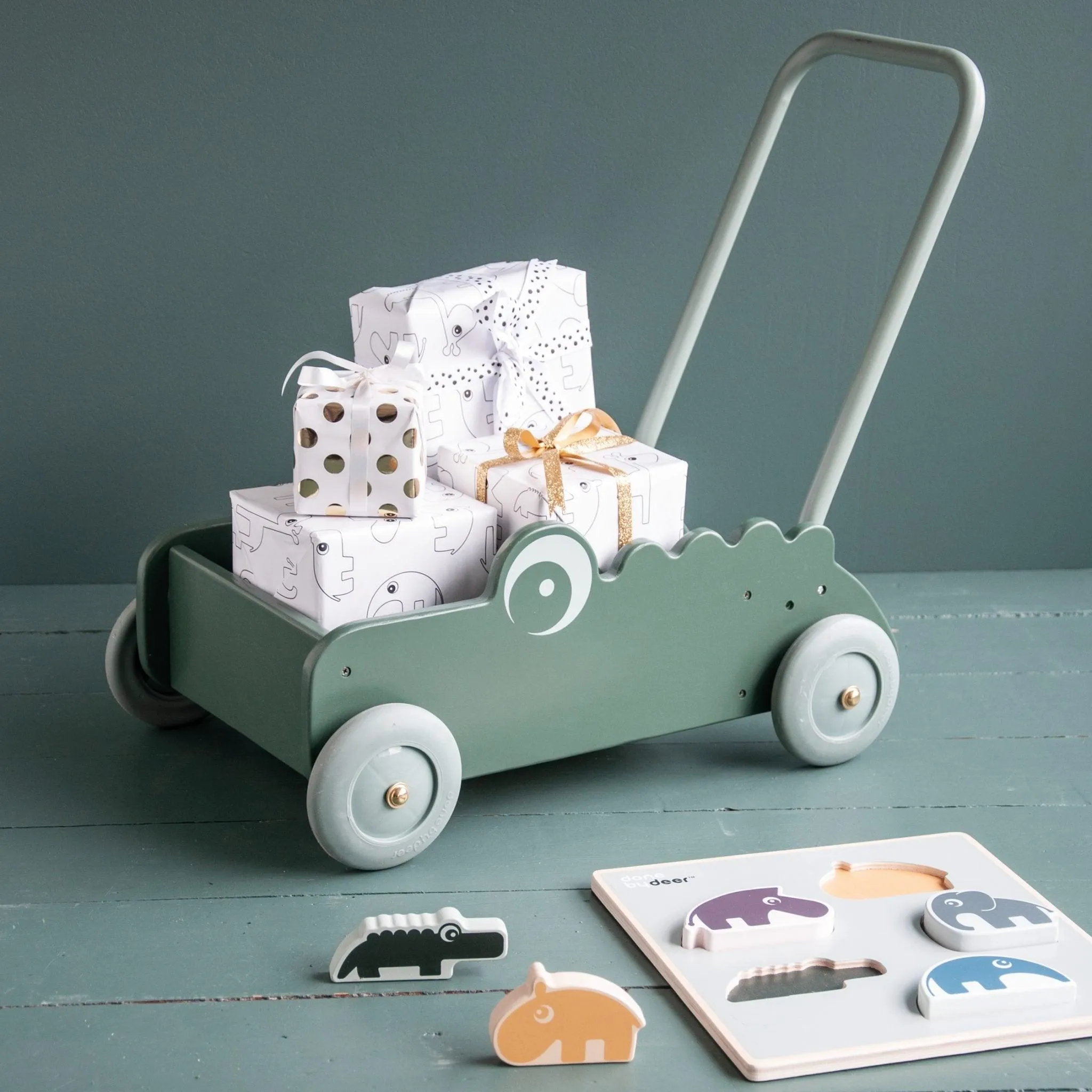 Croco Walker Trolley - Green