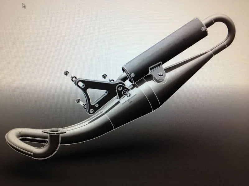 CRP Performance - 2T Scooter Exhaust Systems