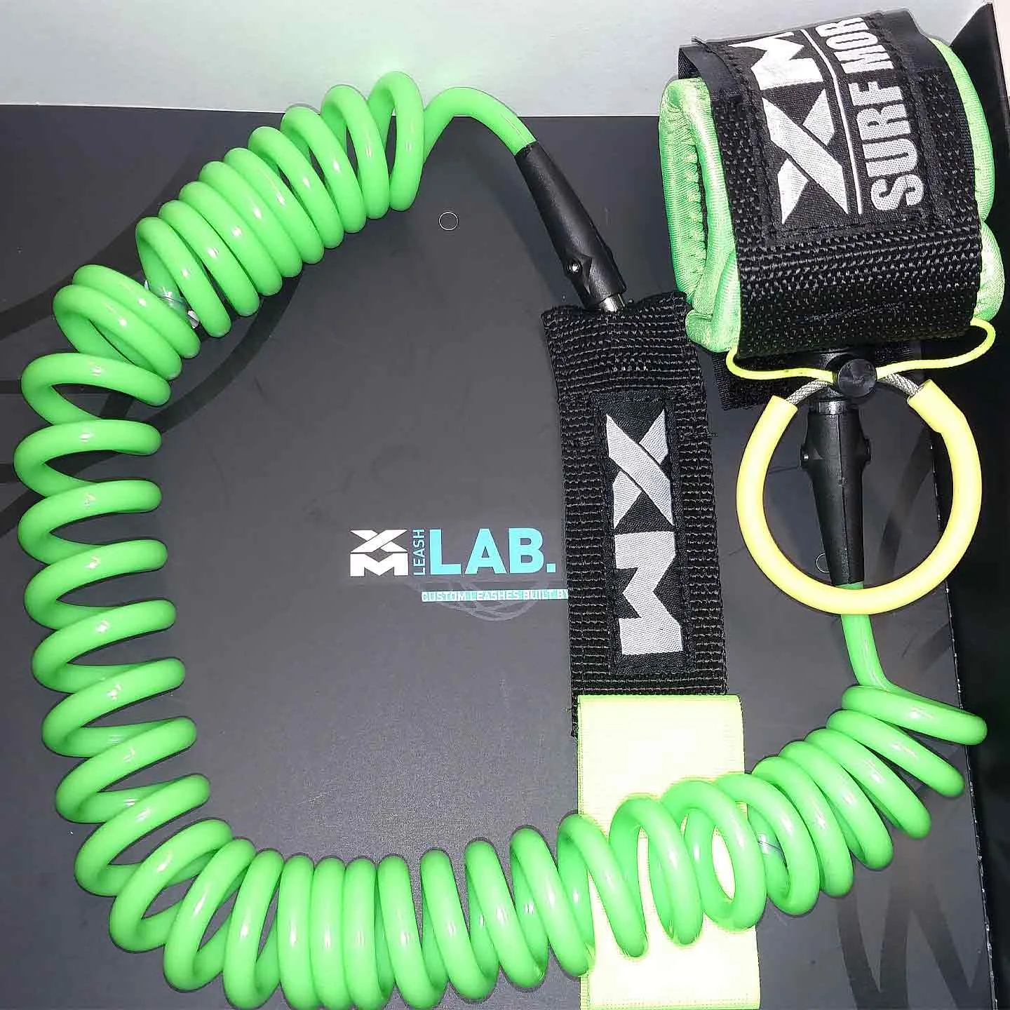 CUSTOM XM STAND-UP PADDLE (SUP) LEASH / POWER-CLIP / COIL