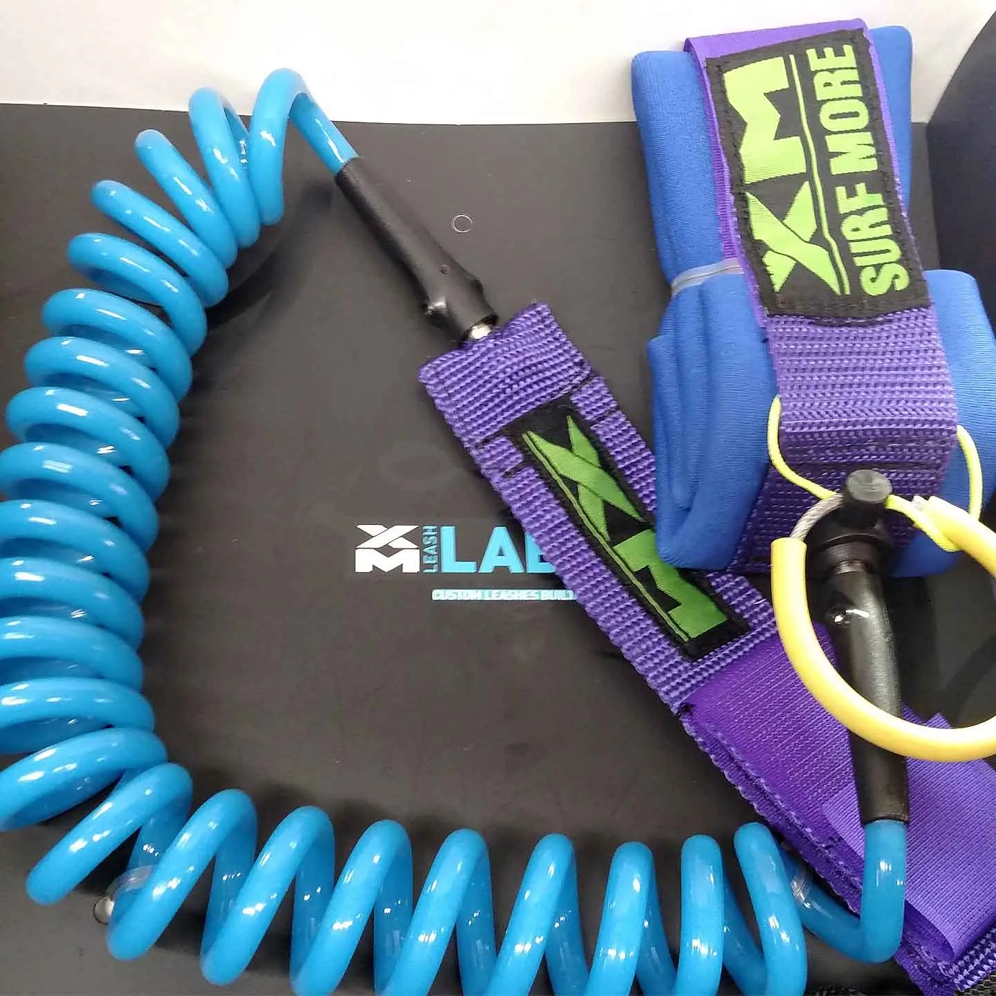 CUSTOM XM STAND-UP PADDLE (SUP) LEASH / POWER-CLIP / COIL