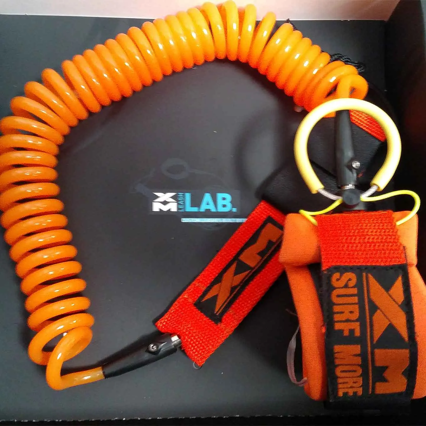 CUSTOM XM STAND-UP PADDLE (SUP) LEASH / POWER-CLIP / COIL