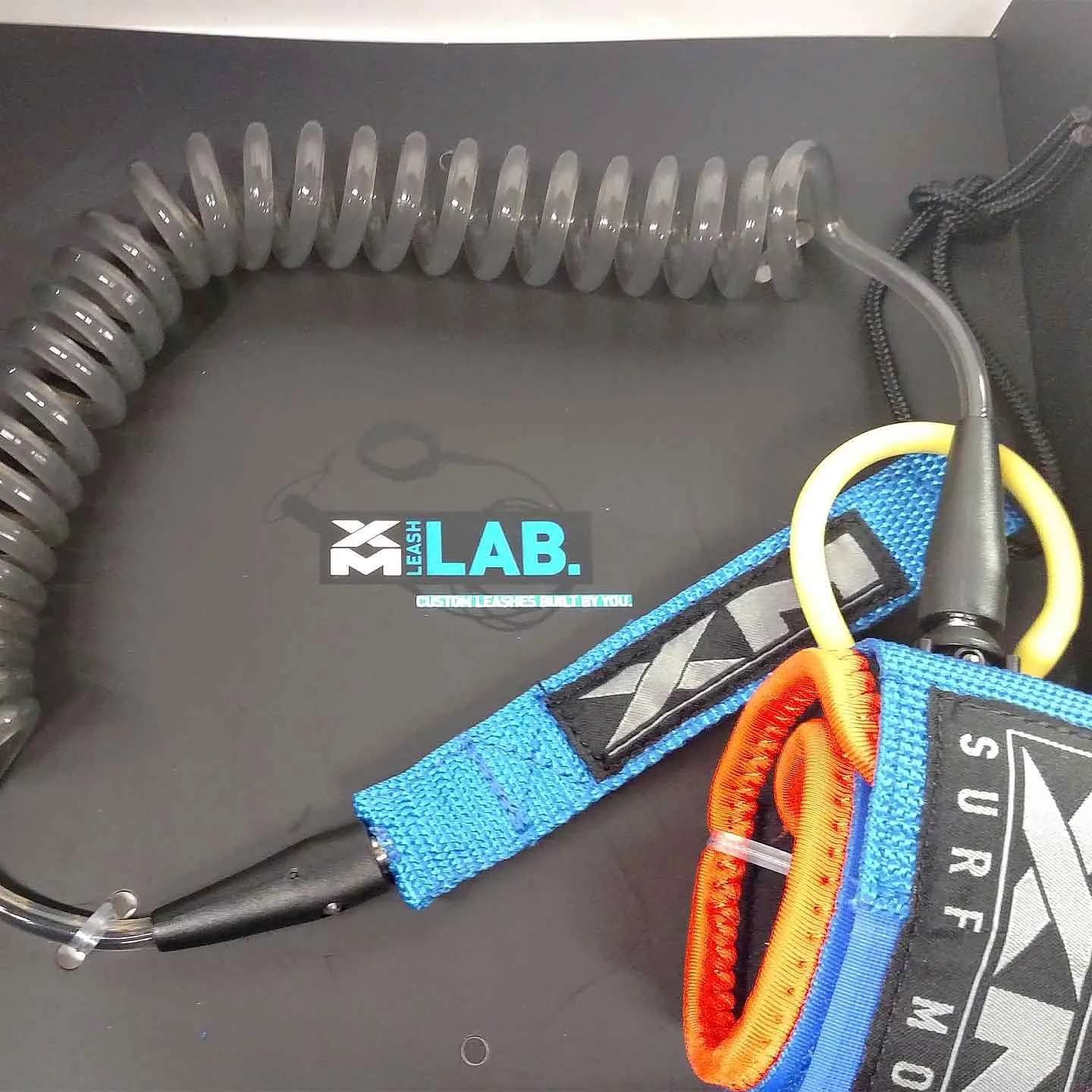 CUSTOM XM STAND-UP PADDLE (SUP) LEASH / POWER-CLIP / COIL