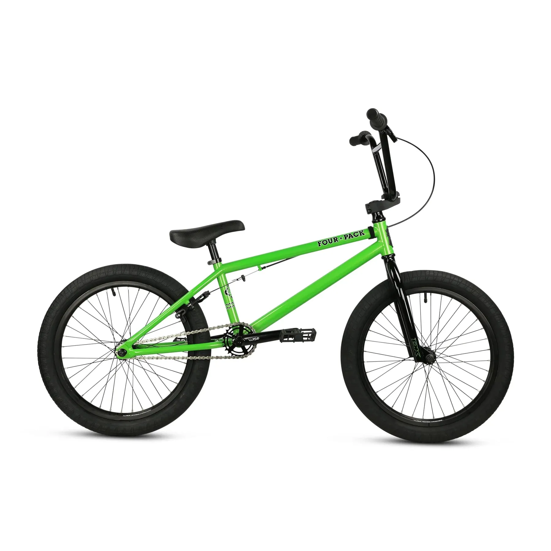 DK Four Pack 20" Complete BMX Bike - Green