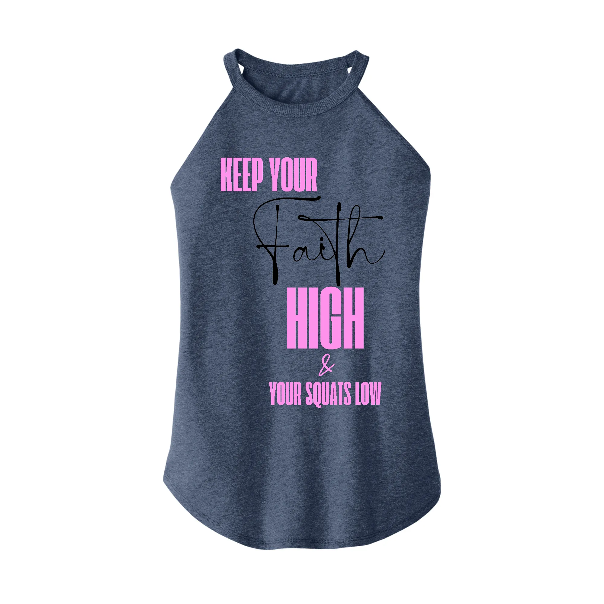 Faith and Squats Rocker Tank
