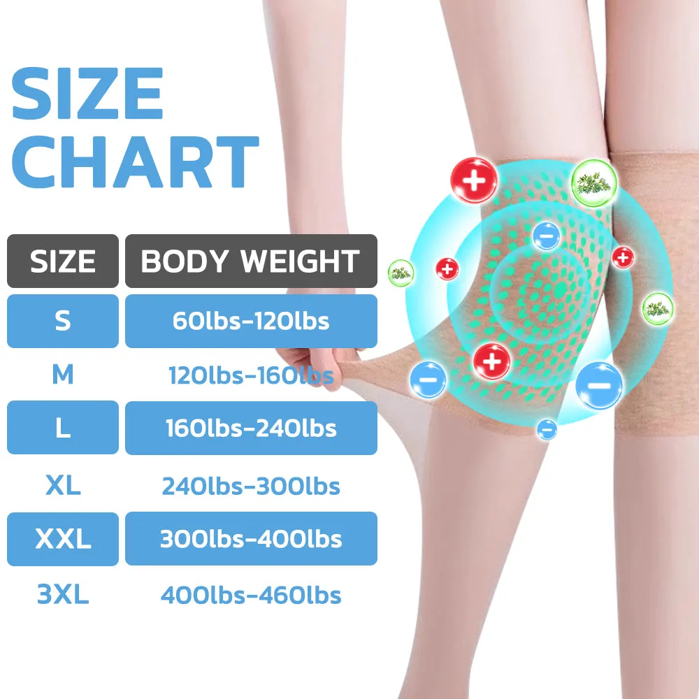 GFOUK IONSDETOX Tourmaline Acupressure Self-heating Silk Stocks