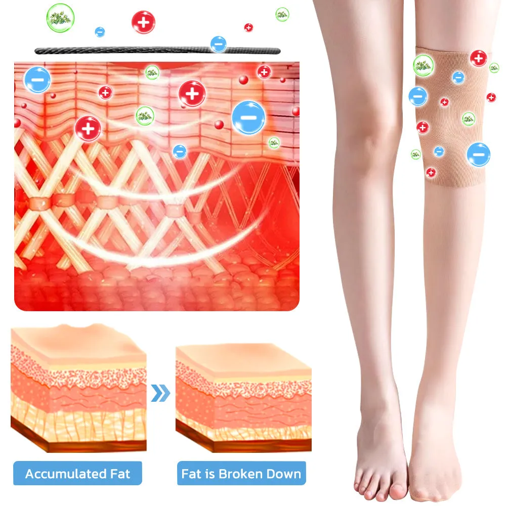 GFOUK IONSDETOX Tourmaline Acupressure Self-heating Silk Stocks