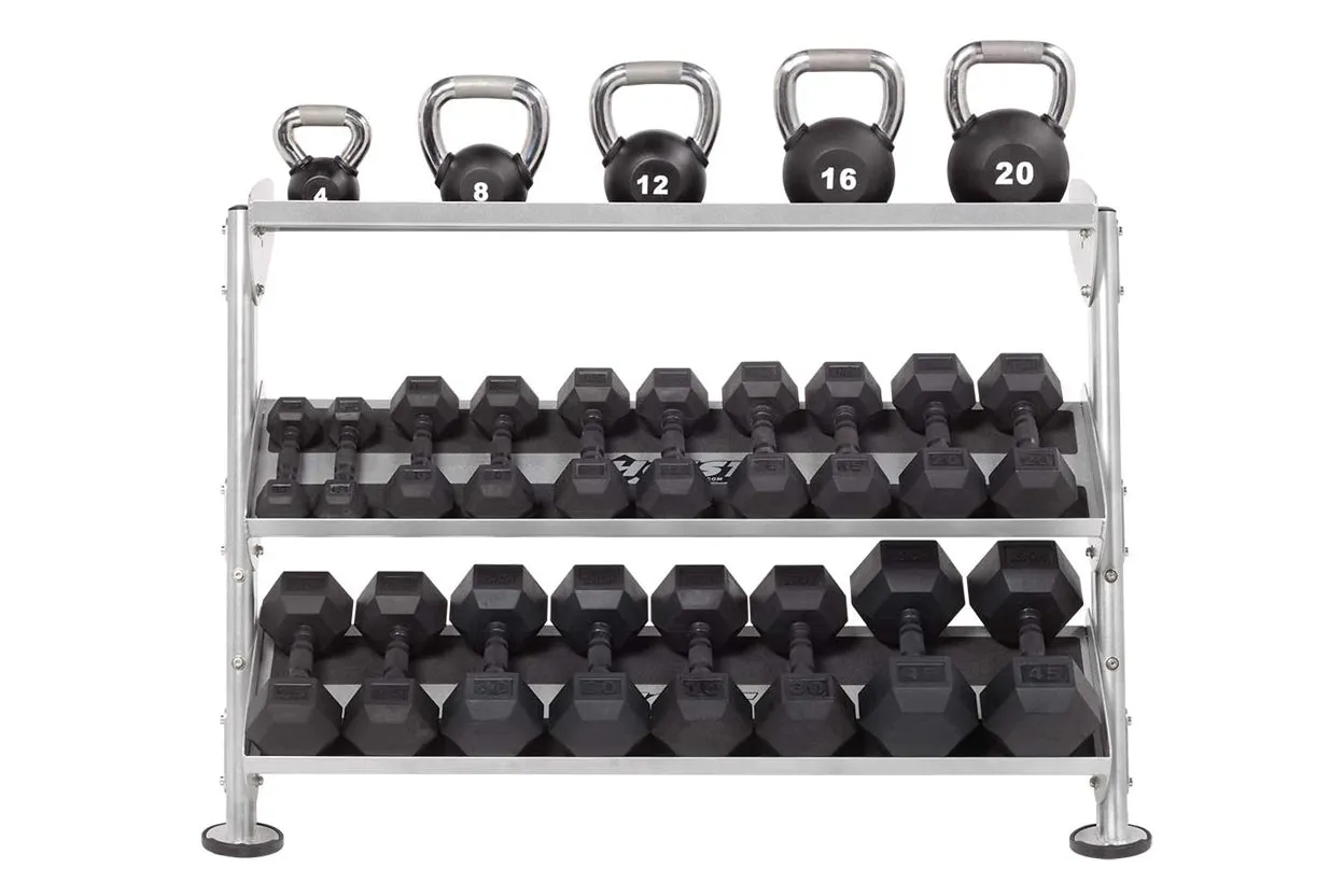 Hoist 48" 3-Tier Dumbbell Rack (HF-5461-OPT-48)