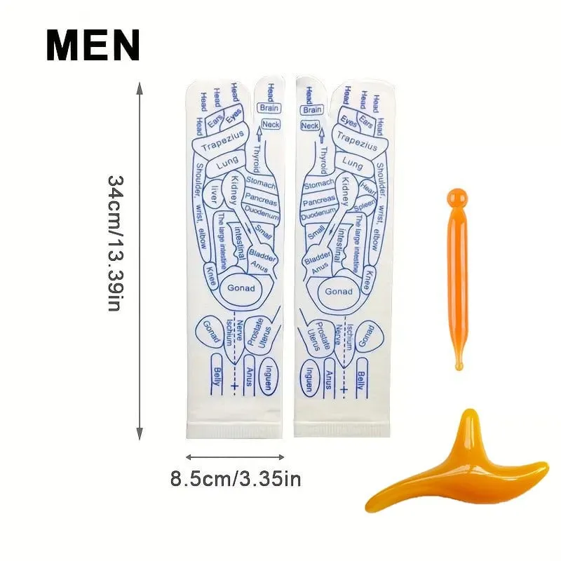 Hot saleReflexology Chart Socks