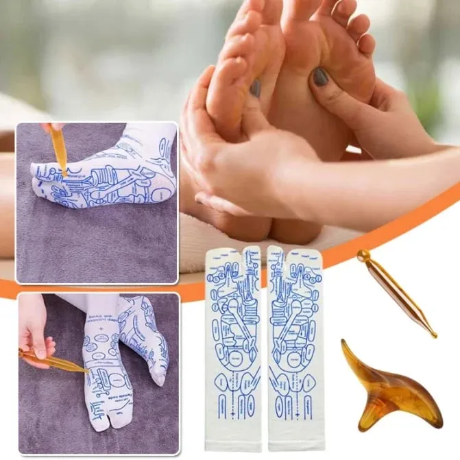 Hot saleReflexology Chart Socks