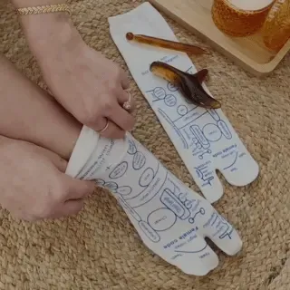 Hot saleReflexology Chart Socks