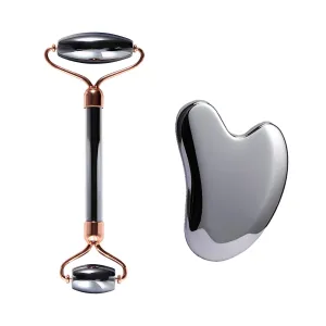 InfiniteRelax Terahertz Roller and Gua Sha Stone