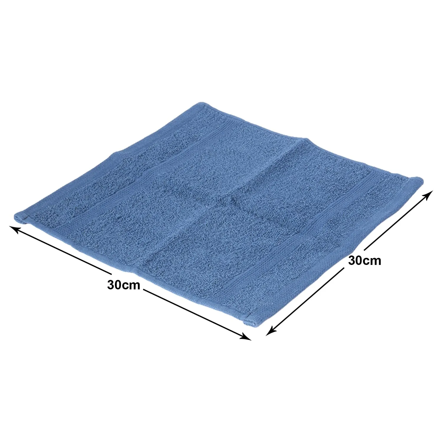 Kuber Industries 525 GSM Cotton Face Towels |Super Soft, Quick Absorbent & Anti-Bacterial|Gym & Workout Towels|Pack of 4 (Multi)