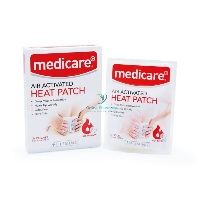 Medicare Therapeutic Heat Patches 3'S