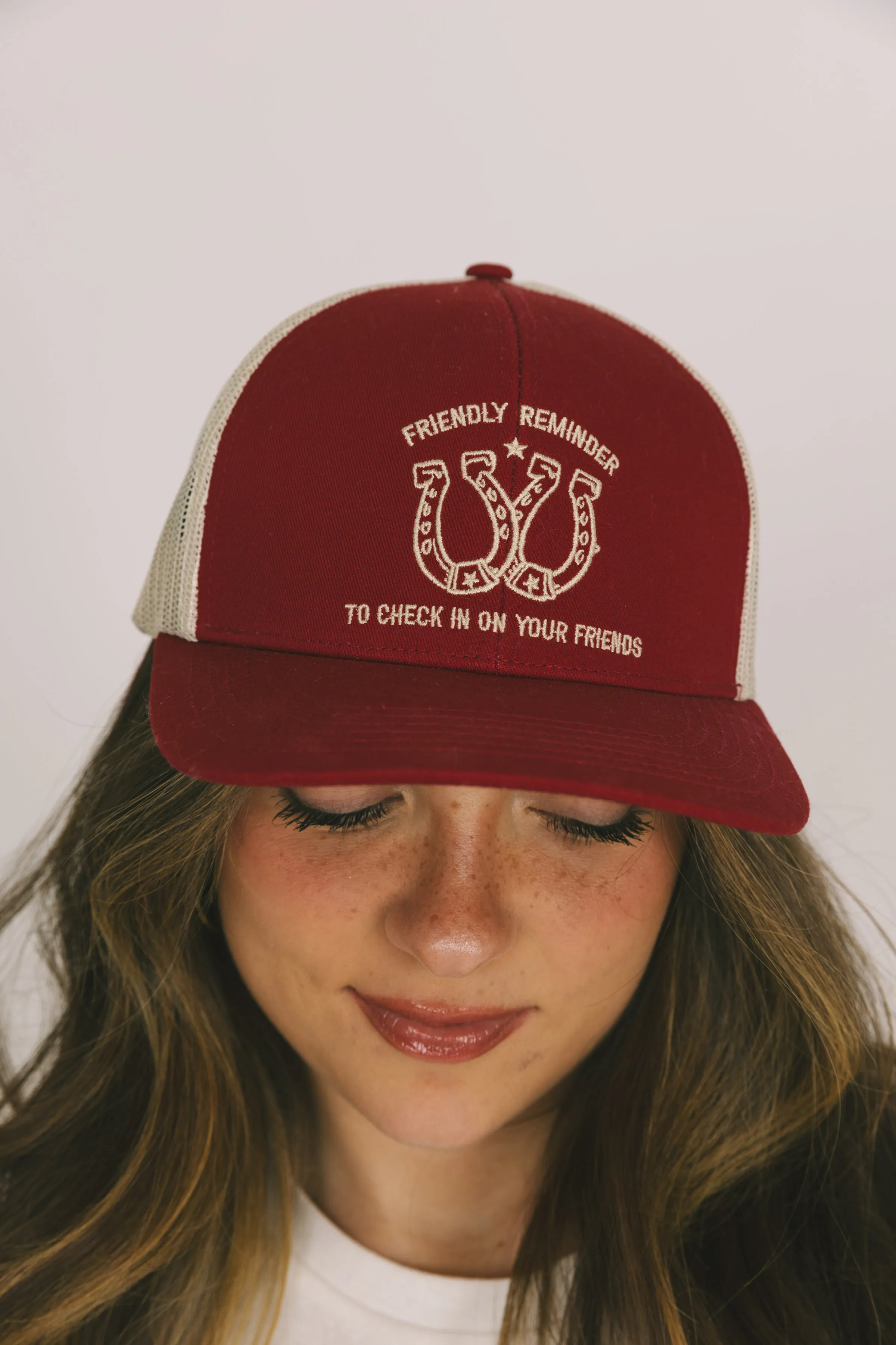 Mental Health Awareness Red Trucker Hat