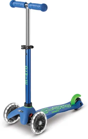 Mini Deluxe LED Scooter - Crystal Blue
