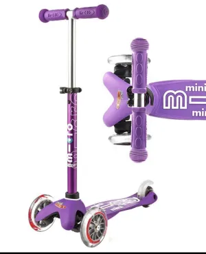 Mini Micro Deluxe 3 Wheel Scooter - Purple