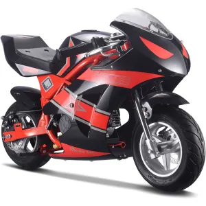 MotoTec Gas Pocket Bike Gt 49Cc 2 Stroke Red