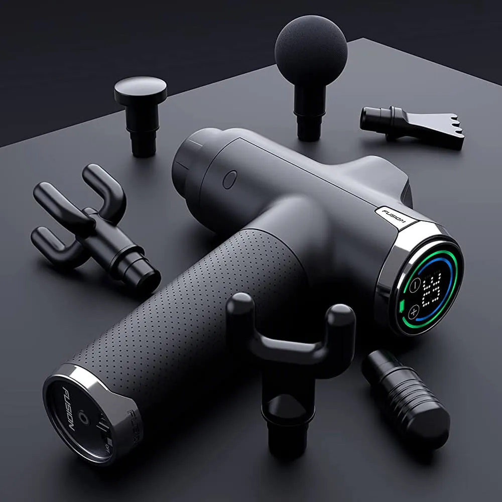 Muscle massage gun Fusion Black Pro, black