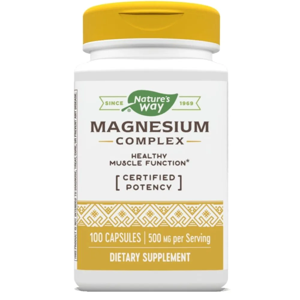 Nature's Way Magnesium Complex 100 Capsules (Previously Enzymatic Therapy)