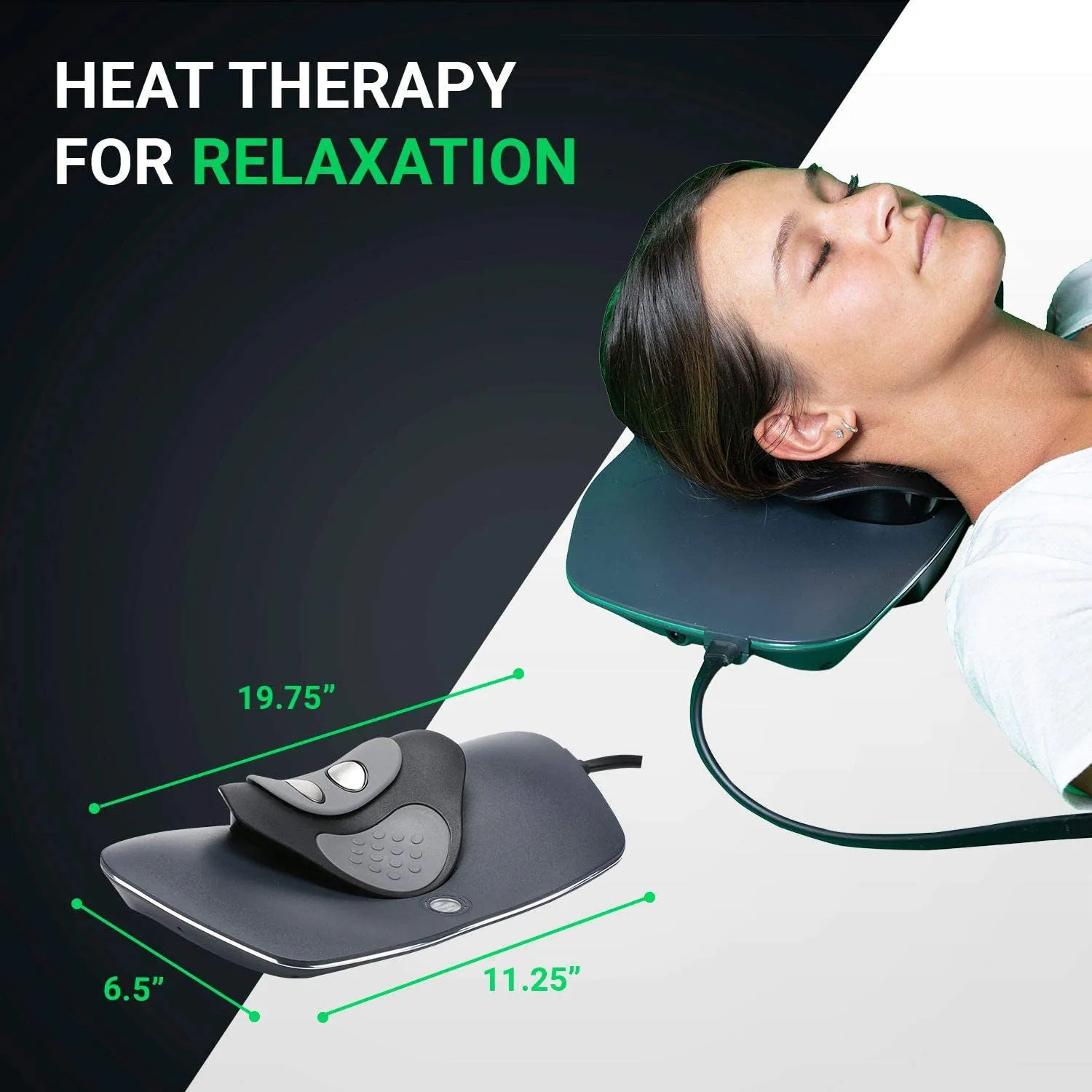 Neck Traction with Heat Therapy and Electrotherapy by Dynamic Wedge Cervical