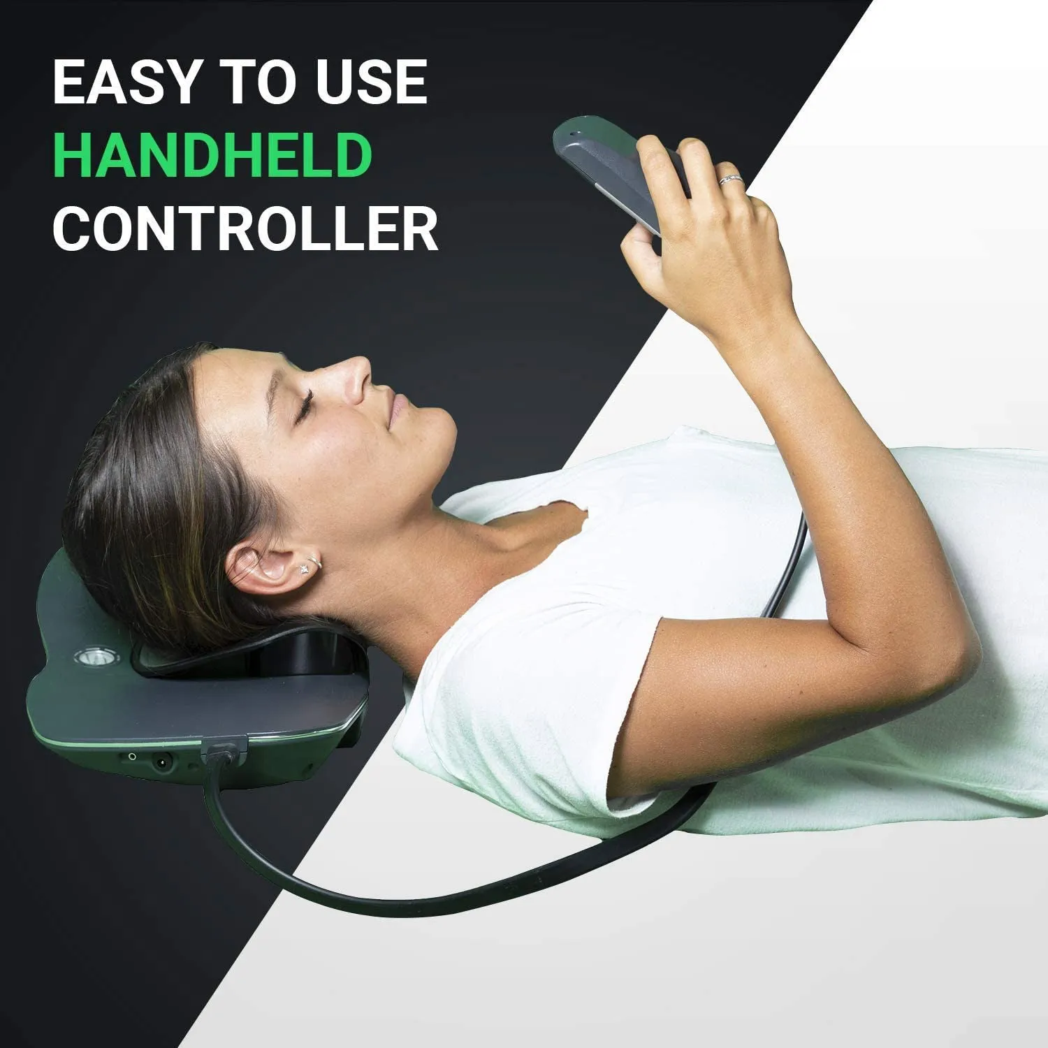 Neck Traction with Heat Therapy and Electrotherapy by Dynamic Wedge Cervical