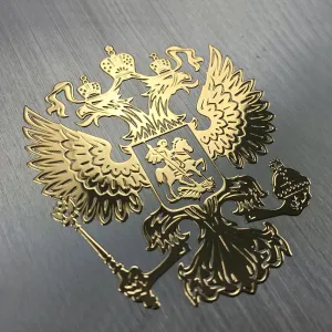 Nickel Metal Emblem Car Stickers