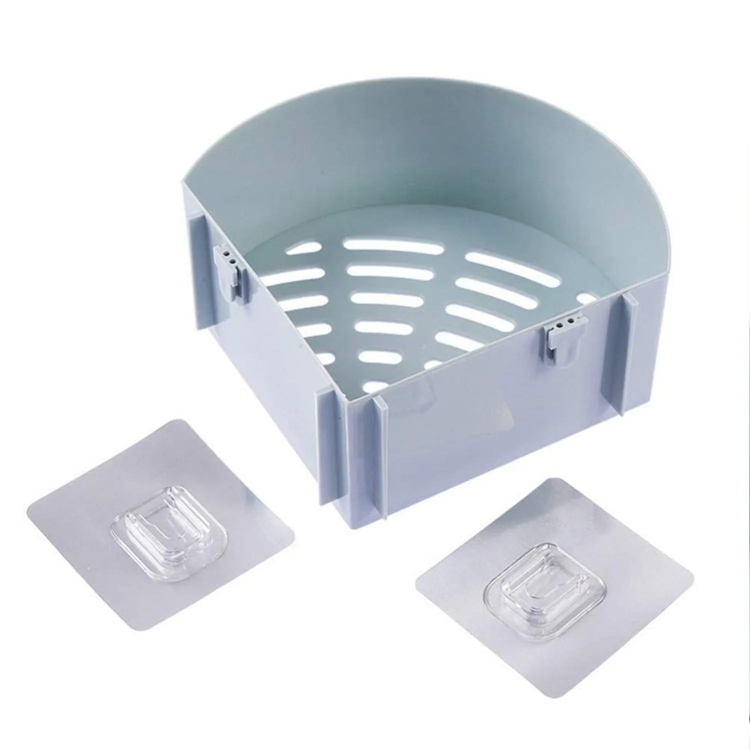 Plastic Multipurpose Kitchen Bathroom Shelf Wall Holder Storage Rack (Loose Pack)